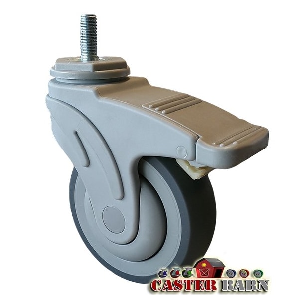 Casterhq 5" Total Locking Nylon Composite Medical Caster, 300 LBS Capacity, S CB-NCMC5 - main